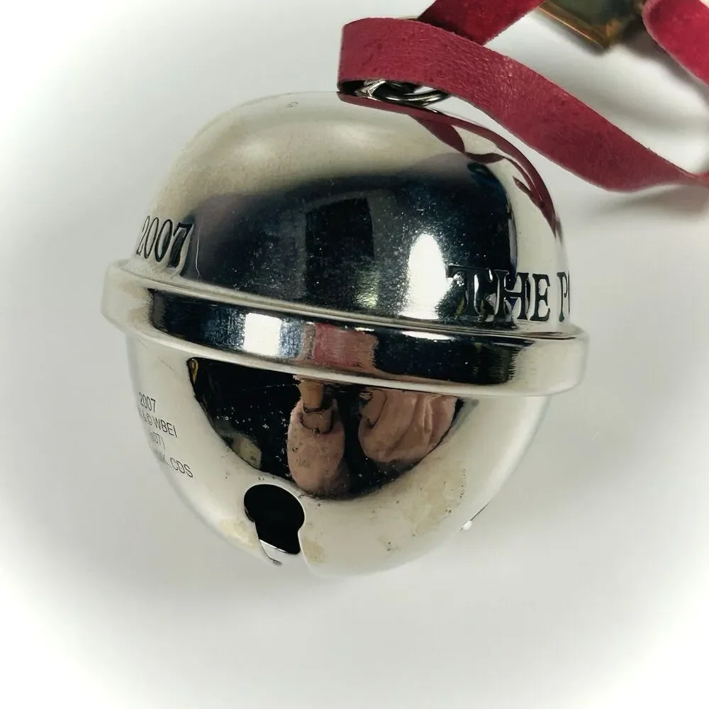 2007 HALLMARK Keepsake POLAR EXPRESS SANTA'S SLEIGH BELL Christmas Ornament
